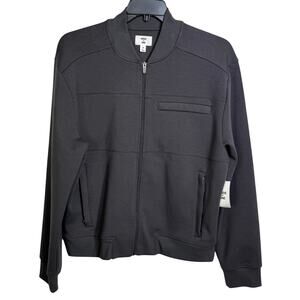 Mode of One Men's Regular-Fit Full-Zip Track Jacket, Ebony Grey Medium $80